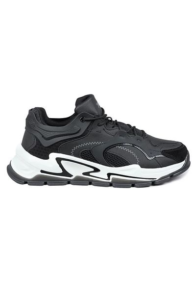 Jump 29085 Unisex Black White Orthopedic Daily Sneaker Walking Sports Shoes