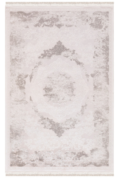 İpek Halı Blossom 13557 Bambu Halı Gri