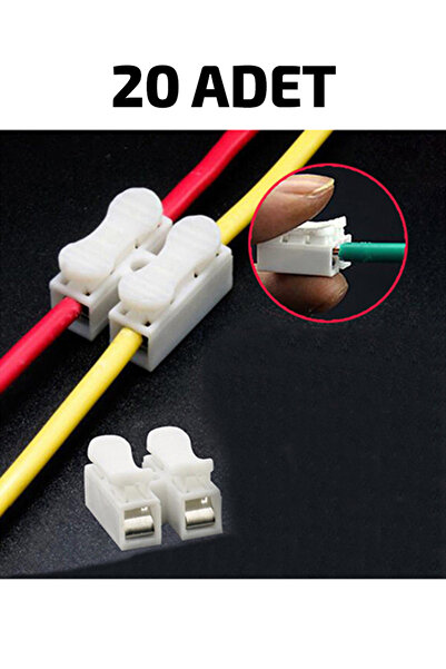 KaleD Klemens Basma Yay Tipi 2 Pin 20 Adet