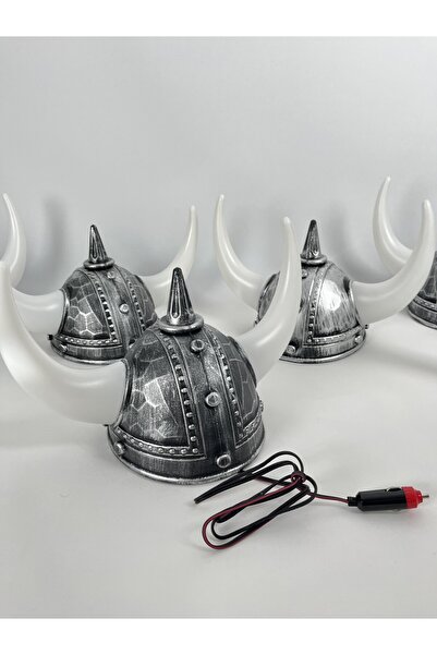 AHMET OTOMOTİV TORPİDO ÖNÜ VİKİNG ŞAPKASI BEYAZ IŞIKLI 12V-24V