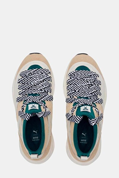 Puma Trc Blaze Mid AMI Erkek Bej Spor Ayakkabı