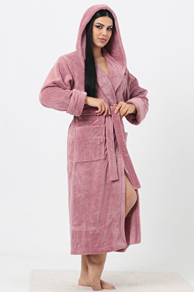 Nuşa Hooded Welsoft Thick Dressing Gown