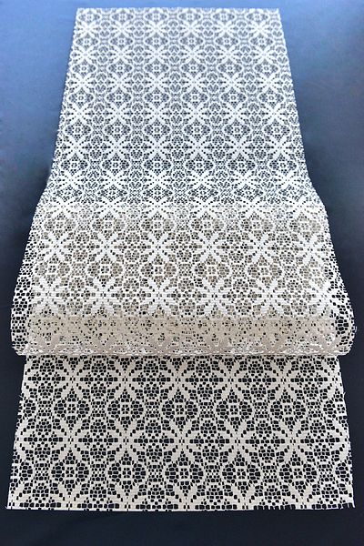 Setekshome Flower Pattern Cream Runner 40x140 εκ