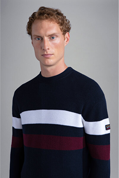 PAUL&SHARK Men's Knitted Roundneck C.W.Wool Sweater