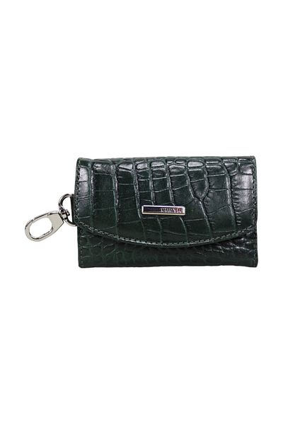 Karya Deri Genuine Leather Unisex Keychain with Card Holder 0434