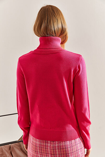 Bianco Lucci Női garbós kötöttáru pulóver