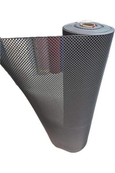 ÖZBALBAN Zmat Star-Matte Non-Slip Wet Floor Mat Width 120 Cm Thickness 5 Mm Gray