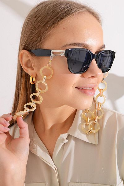 Duke Nickle Glasses Chain
