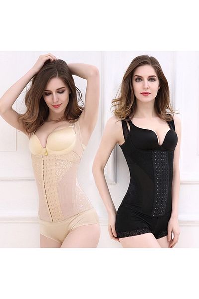 KorSeZen Lace 6 Level Waist and Back Corset with Strap, Steel Underwire, Postpartum, Lace