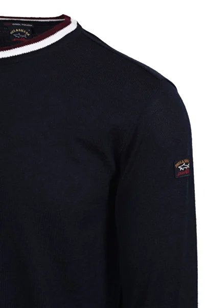 PAUL&SHARK Men's Knitted Roundneck C.W.Wool Sweater