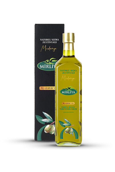 Mirliya Erken Hasat Turfanda Sıkım Naturel Sızma Zeytinyağı 1 Lt.