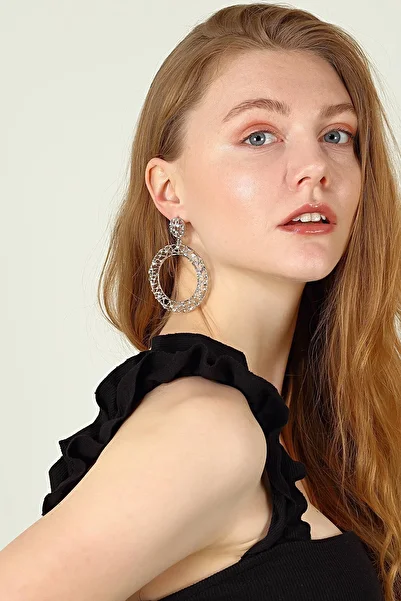 Duke Nickle Silver Hoop Earrings Rdpk5169