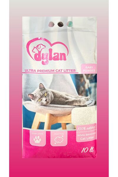 doğa tarım DYLAN KEDİ KUMU BEBEK PUDRALI 10LT PREMIUM