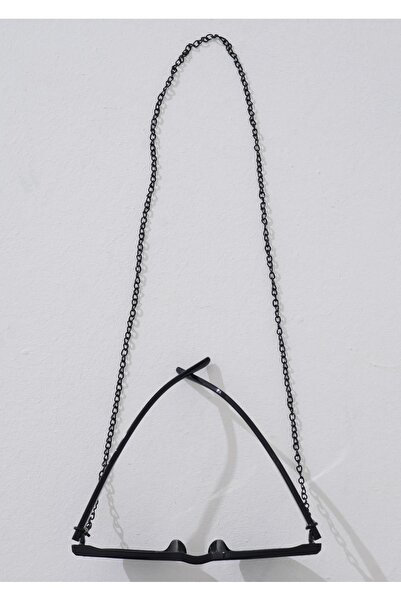 Duke Nickle Black Glasses Chain - Stylish and Comfortable Design