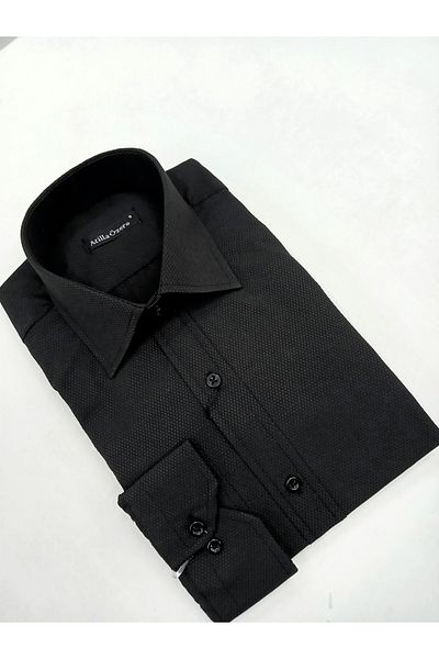 ATİLLA ÖZER SPORT SLIMFIT SLIM FIT ΜΑΚΡΥΜΑΝΙΚΟ ΥΦΑΣΜΑ ΜΕ ΣΧΕΔΙΟ ΤΣΕΠΗ