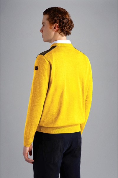 PAUL&SHARK Men's Knitted Roundneck C.W.Wool Sweater