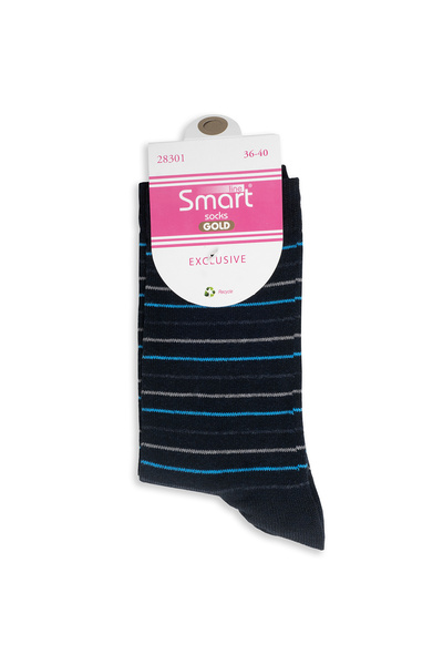 Line Smart Pack of 6 Women's Cotton Patterned Quality Socks