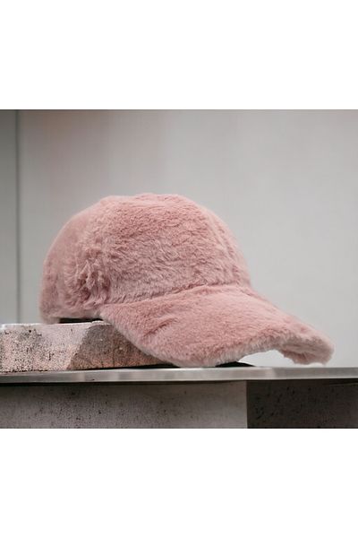 Shopiolog Women's Winter Plush Hat Cap Trendy Baseball Cap