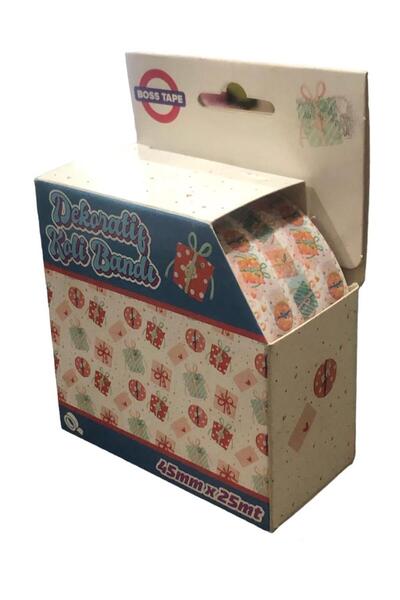 Boss Tape DEKORATİF KOLİ BANDI (HEDİYE PAKETİ) 45MM*25MT