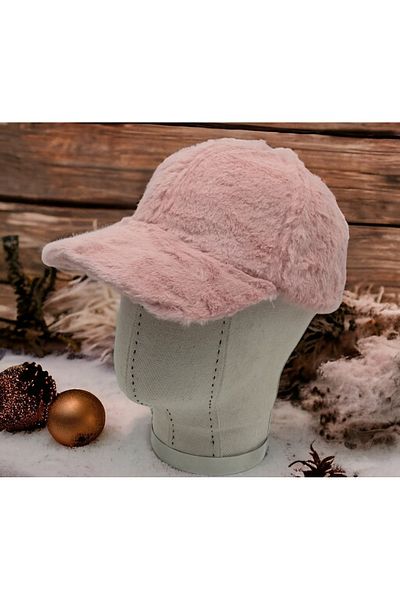 Shopiolog Women's Winter Plush Hat Cap Trendy Baseball Cap