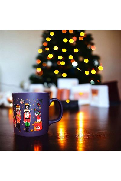 Myros Navy Blue Bullet Soldier Ceramic Mug
