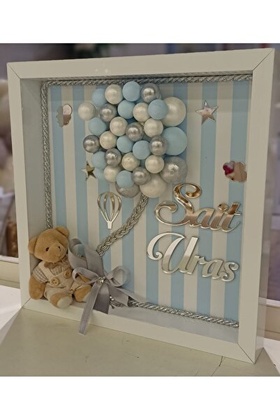 şatafat design Bebek kapı süsü uçan balon