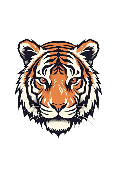 MegaSticker سيارة النمر، دراجة نارية، خوذة، كمبيوتر محمول، ملصق زجاجي 13x10 سم