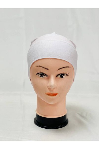 AWAM SILK Awam Silk Open Top Plain Combed Cotton Bonnet