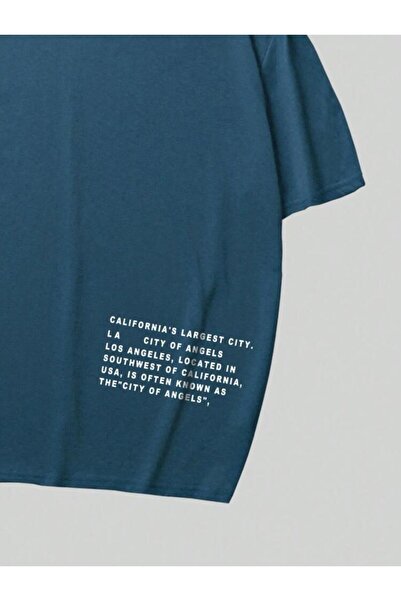 MOONBULL Ανδρικό μπλουζάκι με μανίκια μεγάλου μεγέθους Los Angeles