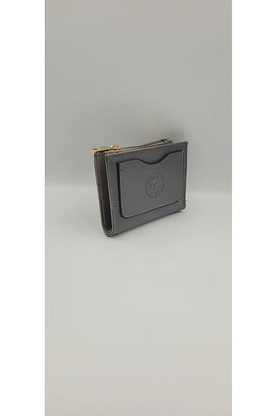 DAVID POLO Women's Mini Size Wallet with Stylish Coin Compartment, Zippered Card Holder Wallet