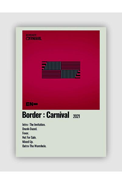 fırsatlar diyarı ENHYPEN Border: Carnival K-pop Duvar Posteri - Duvar Dekoru ...