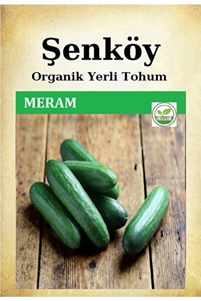Şenköy Yerli Meram Salatalık Tohumu Doğal Ata Tohum Pakette 5 gr 120 Tohum He...