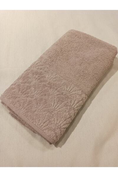 ŞENER HOME Великий рушник для ванної кімнати 90x150 см. - Кава