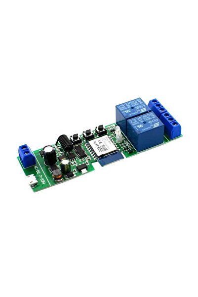 Motorobit DC 7-32V WiFi 2 Kanal Röle Modülü - APP Kontrollü