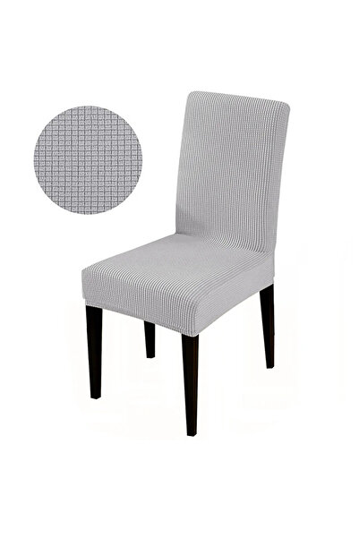 Buem Pitikare Desenli Likralı Sandalye Kılıfı Esnek Lastikli Sandalye Örtüsü