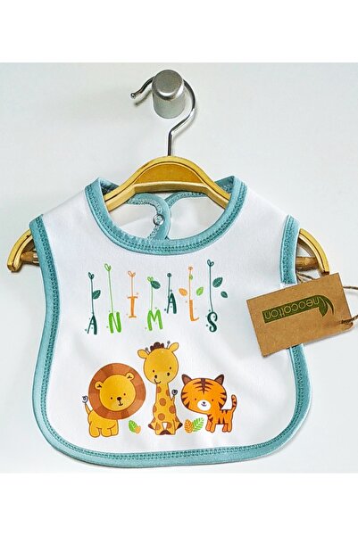 nc gift مريلة أطفال مطبوعة مع مشابك تثبيت