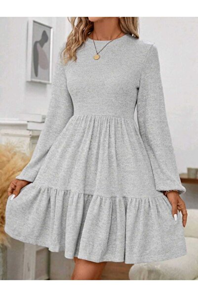 charango Жіноча вінтажна спідниця Volan Salas з довгими рукавами, міні-богемна сукня