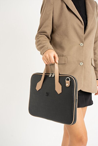 YOGII Lund Model Унисекс чанта за нетбук и документи, водоустойчива, с много джобове, VIP, функционална, 13 инча