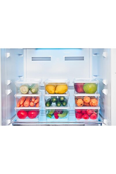 SUPERPUP Saklama Kabı 5 Adet 2 Lt Kilitli, Dondurucu,buzdolabı,erzak,oyuncak,yemek,kahve,malzeme Kutusu,gıda