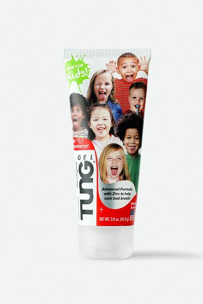 Tung Kids Tongue Cleaner Children's Tongue Paste| Sls, Paraben, Fluoride, Gluten-Free Tongue Cleansing Gel