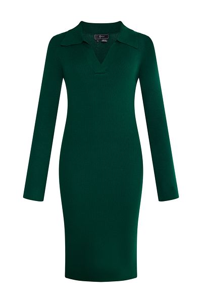 Faina Jersey-Etuikleid-Smoking