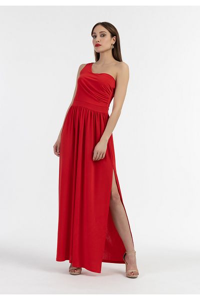Faina Maxikleid na jedno rameno