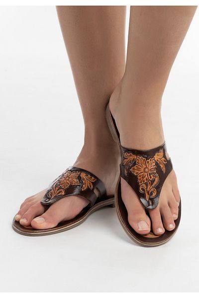 USHA FESTİVAL Sandalen aus Leder Rakata