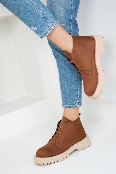 SOHO Tan Suede Women's Boots & Bootie 18719