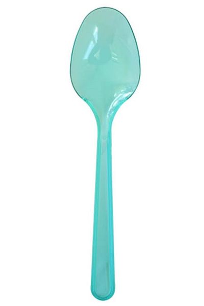 TURKUAZ PARTY Pack of 25 Blue Luxury Spoons - Std