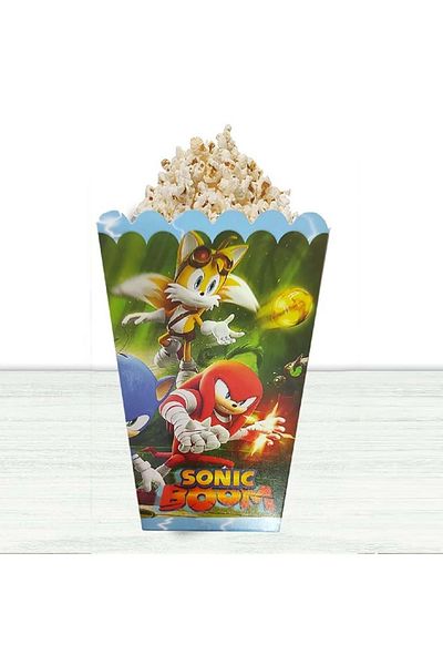 TURKUAZ PARTY Corn Box - Sonic - 15x15 Cm