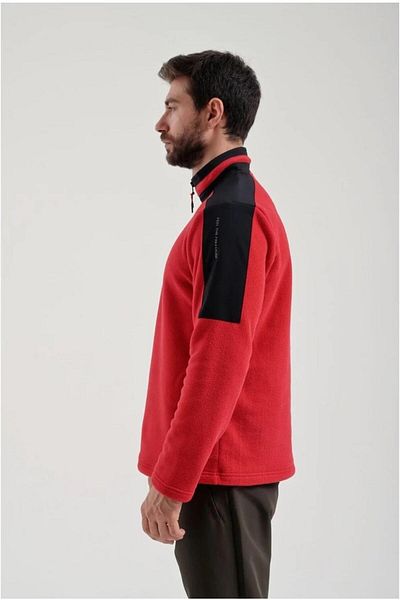 Exuma Men's Half Zip Fleece 2412004   657-Red 2412004 -657