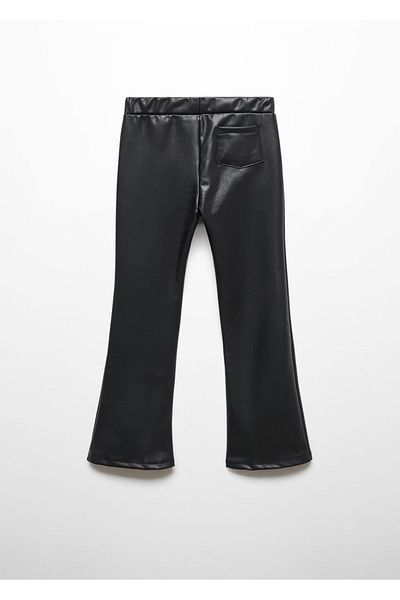 MANGO Kids Bequeme Leggings in Lederoptik