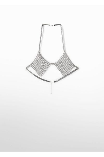 MANGO Woman Detailní kovová podprsenka