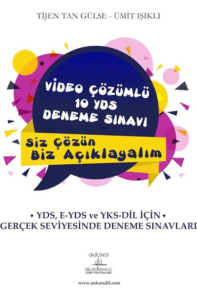 Video Çözümlü 10 YDS Deneme Sınavı